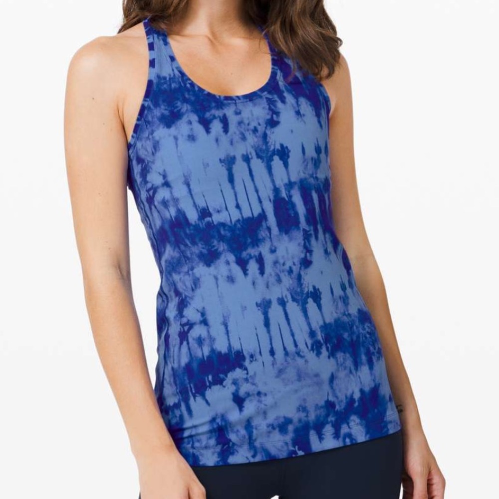 Lululemon Cool Racerback II Nulu *Game Day blue sz 6